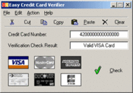 Easy Credit Card Verifier screenshot